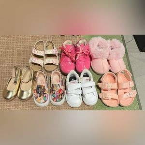 Toddler Girl size 6c Shoe Lot